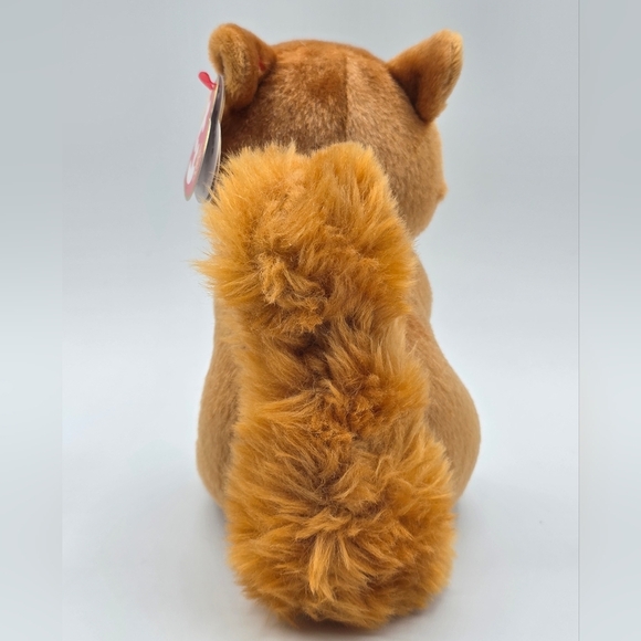 Ty Beanie Babies VelveTy Squire Brown Squirrel Plush Stuffed Animal - Picture 3 of 8